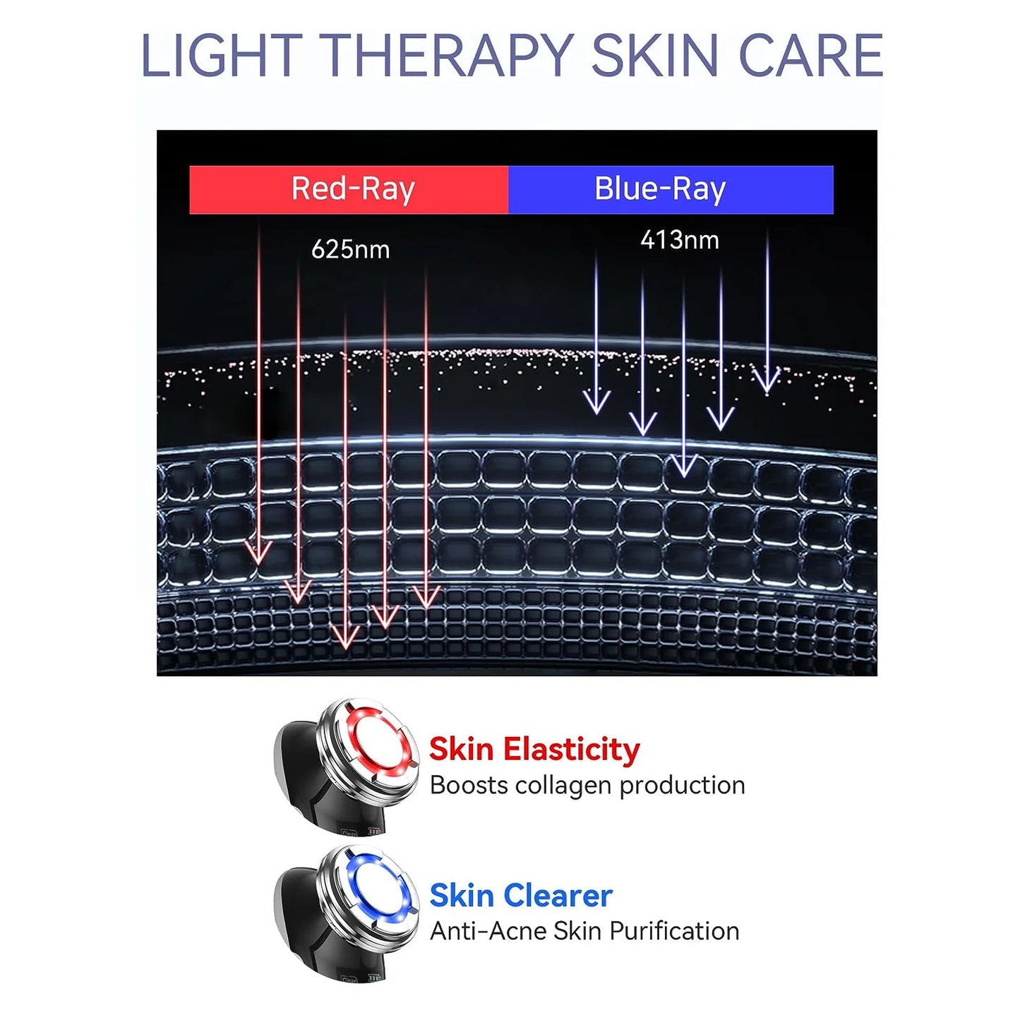 EMS Facial Massager Microcurrent Face Lifting Massage Hot Cold Compress Deep Cleansing Facial Care Beauty Device